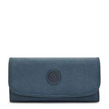 Kipling Money Land Snap Wallet Pung Mørkeblå Grå | DK 2191JP